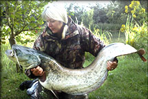 larkrises holidays out and about in lincolnshire - local kirton waters -  46lb caught using liver
